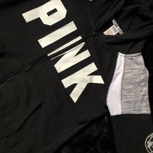 VS PINK Zip Up sweatshirt